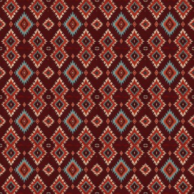 Etnik kabile kusursuz desen tasarımı