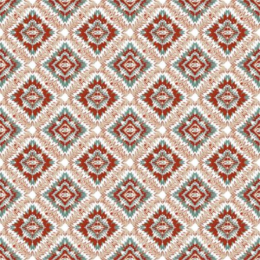 Soyut geometrik şekilli kusursuz desen