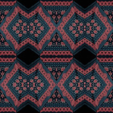 Soyut geometrik şekilli kusursuz desen