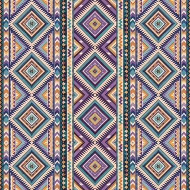 etnik seamless modeli. vektör çizim