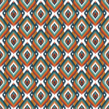 etnik kesintisiz geometrik desen