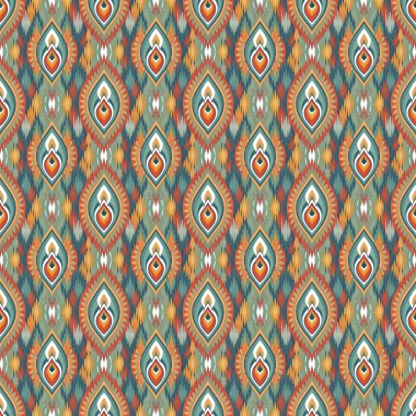 geometrik öğelerle Dikişsiz soyut desen