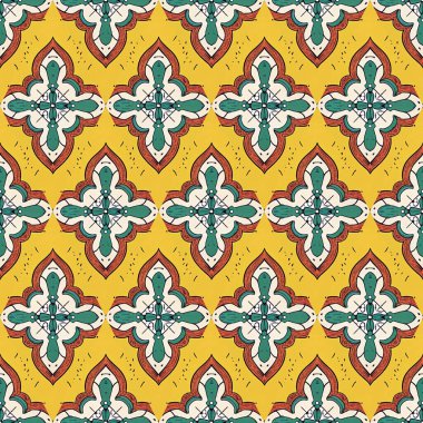 Soyut geometrik renk deseninin vektör çizimi. arkaplan