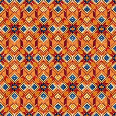 Soyut şekilli kusursuz desen