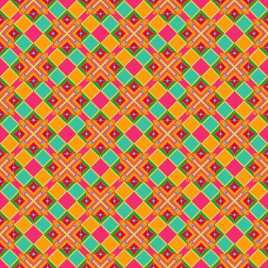 geometrik şekilli kusursuz desen