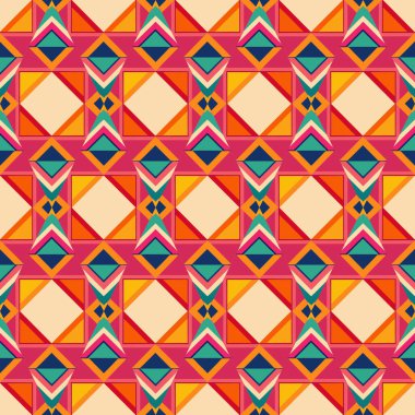 Soyut basit geometrik süslemenin kusursuz deseni.