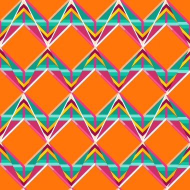 Üçgenli kusursuz geometrik desen. vektör illüstrasyonu.