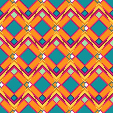 eşkenar dörtgenli geometrik renkli soyut arkaplan vektörsüz desen.