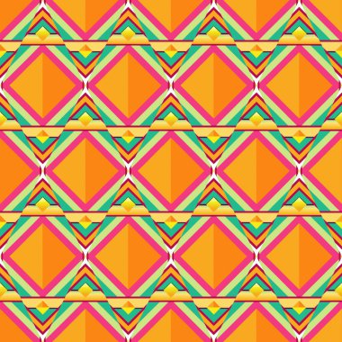 Etnik model, soyut kusursuz süs tasarımı