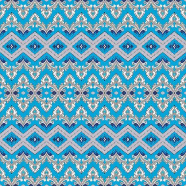 Etnik boho kusursuz desen. Yazdır. arka plan tekrarlanıyor. Kumaş tasarımı, duvar kağıdı.