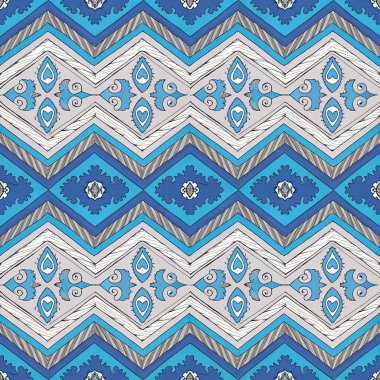 Soyut geometrik şekilli kusursuz desen