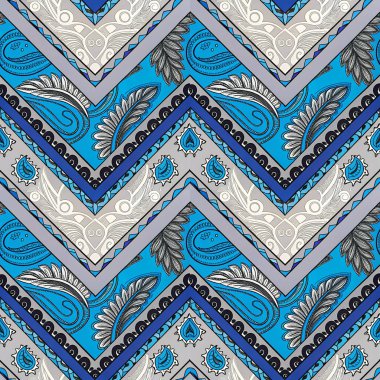 Etnik elli vektörsüz desen. Süslü elementler, etnik tarz..