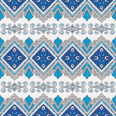 Soyut dikişsiz geometrik vektör şablonu arka planı