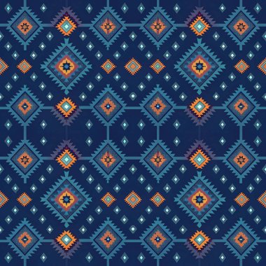 geometrik şekilli kusursuz desen