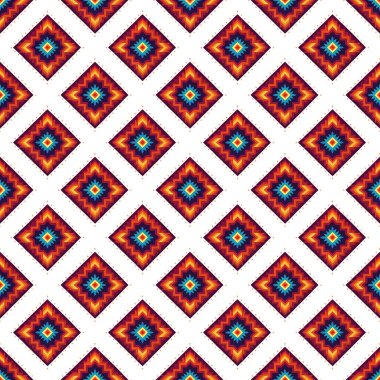 soyut etnik vektör arka plan sorunsuz. vektör çizim