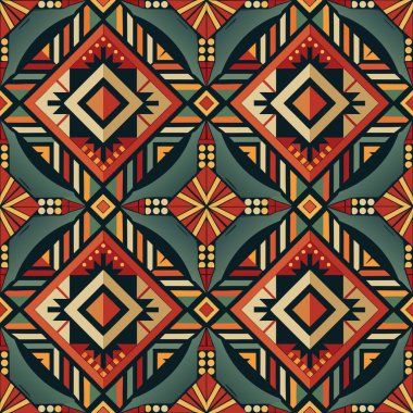 Dekoratif süslemeli kusursuz desen