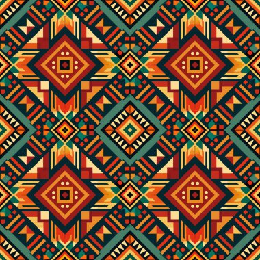 vektör kesintisiz geometrik desen.