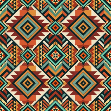 Etnik boho kusursuz desen. Yazdır. arka plan tekrarlanıyor. Kumaş tasarımı, duvar kağıdı.