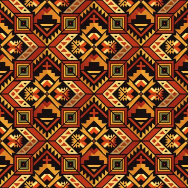 Etnik boho seamless modeli