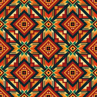 Kusursuz geometrik desen. Vektör illüstrasyonu