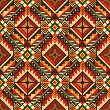 Geometrik süslemeli kusursuz desen