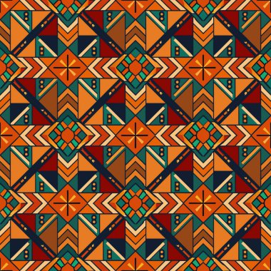 vektör kesintisiz geometrik desen