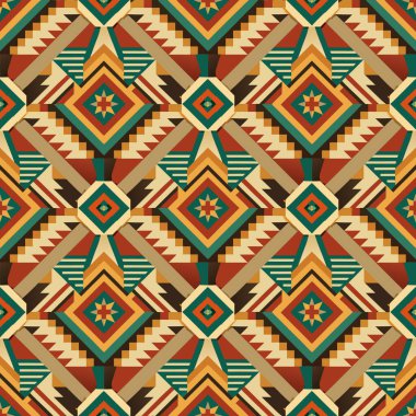 Soyut geometrik vektör desen