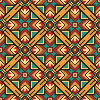 etnik seamless modeli. vektör çizim