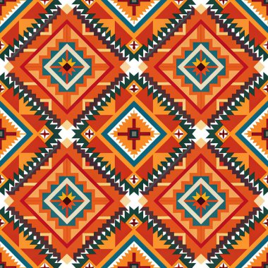 Soyut şekilli kusursuz geometrik desen