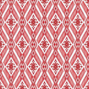 Noellerde kırmızı beyaz örgü arka plan, kusursuz süsleme, vektör illüstrasyonu
