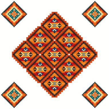 Geleneksel vektör süsü. piksel sanatı.