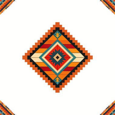 kabile etnik süs tasarımı. vektör illüstrasyonu.