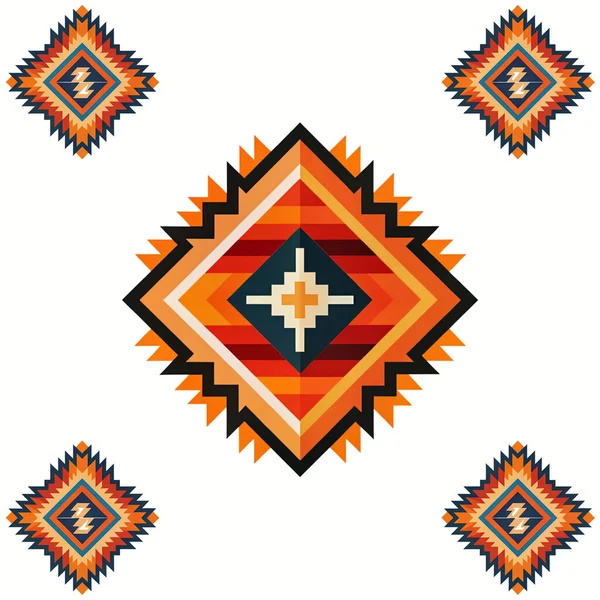 Kızılderili deseninin vektör çizimi