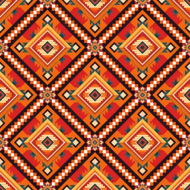 etnik seamless modeli. vektör çizim