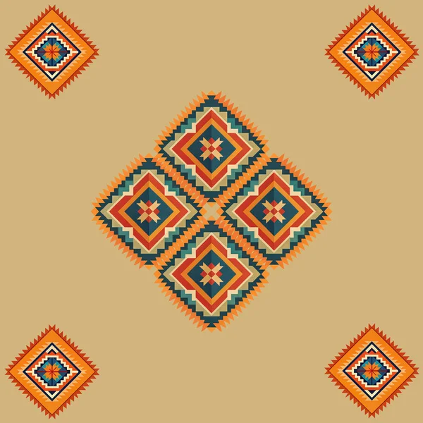 Etnik boho kusursuz desen. Yazdır. arka plan tekrarlanıyor. Kumaş tasarımı, duvar kağıdı.