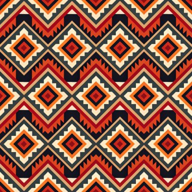 Soyut geometrik şekilli kusursuz desen