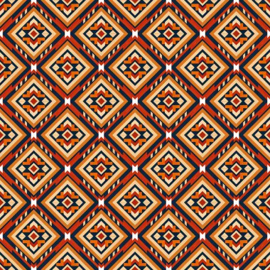 Kabile desenli kusursuz soyut vektör çizimi