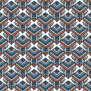 Geometrik soyut çizimin vektör çizimi