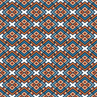 Soyut dikişsiz geometrik desen.