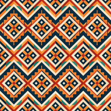 geometrik şekilli kusursuz desen.