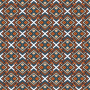 Etnik boho kusursuz desen. Yazdır. arka plan tekrarlanıyor. Kumaş tasarımı, duvar kağıdı.