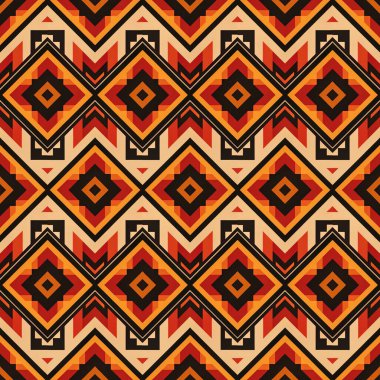 soyut etnik vektör sorunsuz arka plan