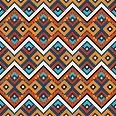 Soyut geometrik şekilli kusursuz desen. vektör illüstrasyonu