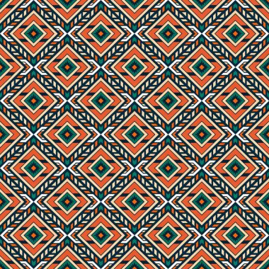 etnik kesintisiz geometrik desen