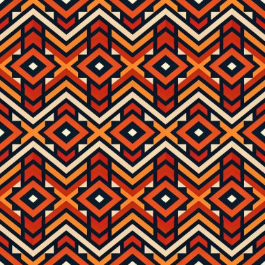 geometrik şekilli kusursuz desen, illüstrasyon