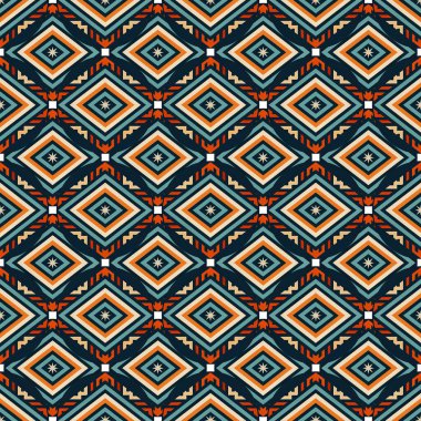 Etnik boho kusursuz desen. Yazdır. arka plan tekrarlanıyor. Kumaş tasarımı, duvar kağıdı.