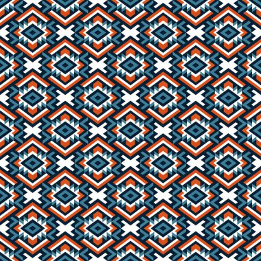 Kusursuz kabile etnik kalıbı. Geometrik vektör deseni