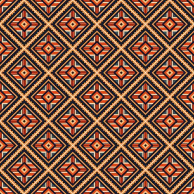 soyut etnik vektör sorunsuz arka plan