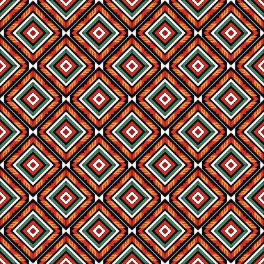 Kusursuz kabile etnik kalıbı. Geometrik vektör deseni