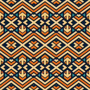 Etnik, pürüzsüz bir model. Soyut arkaplan. vektör illüstrasyonu